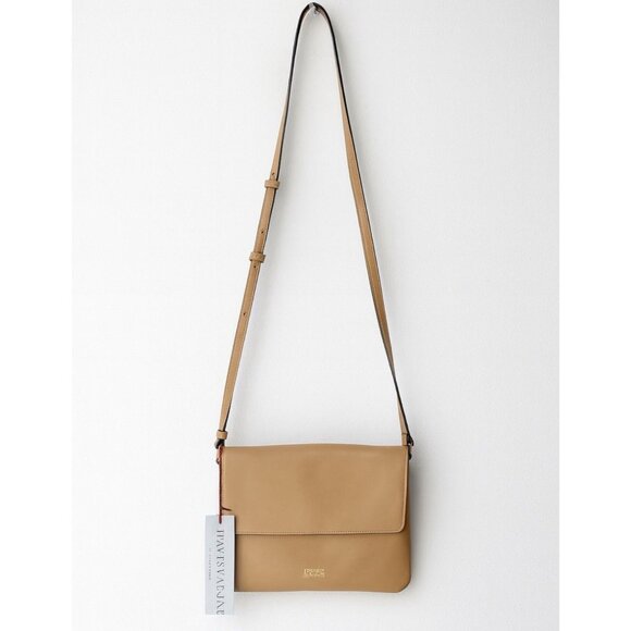 Frances Valentine Maggie Natural Vachetta Leather Crossbody Bag NWT - Picture 11 of 11